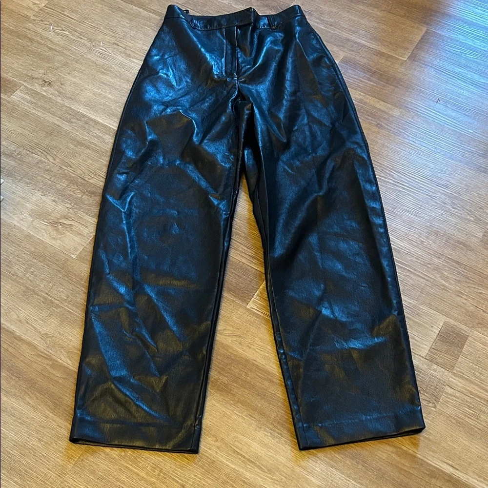Anthropologie Maeve Colette faux leather pants